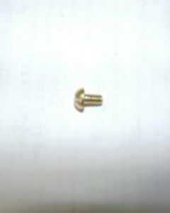 SCREW,MACHINE 6-32X.25 RD HD SLOT BRASS